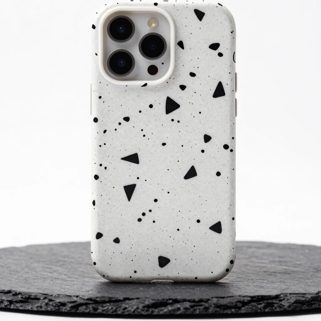 Monochrome Terrazzo Case