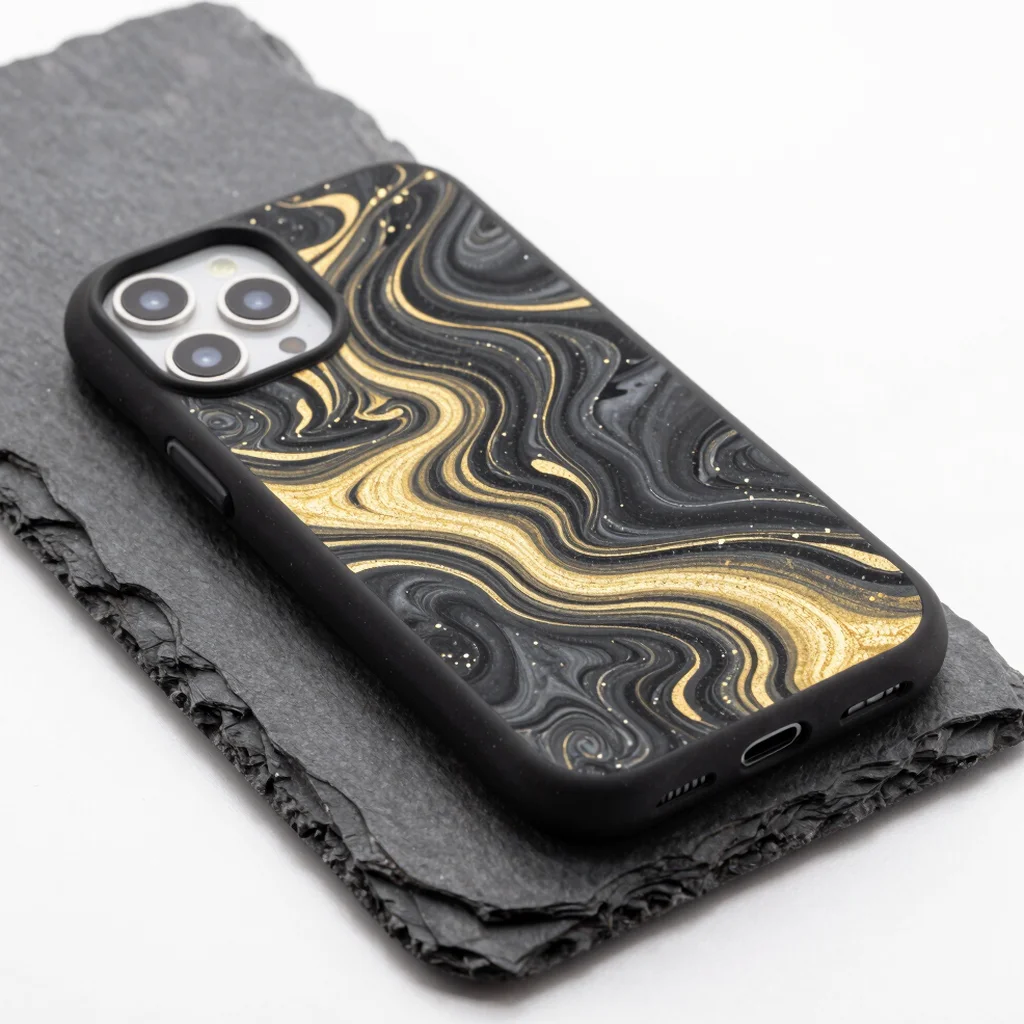 Liquid Gold Marble Case